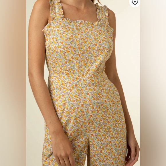 FRNCH Paris Floral Drehelli Jumpsuit - Picture 1 of 16